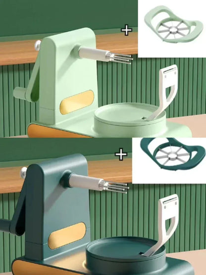 Sandsberg | Einfacher Gemüse- und Obstschäler mit Handkurbel – Für müheloses Schälen