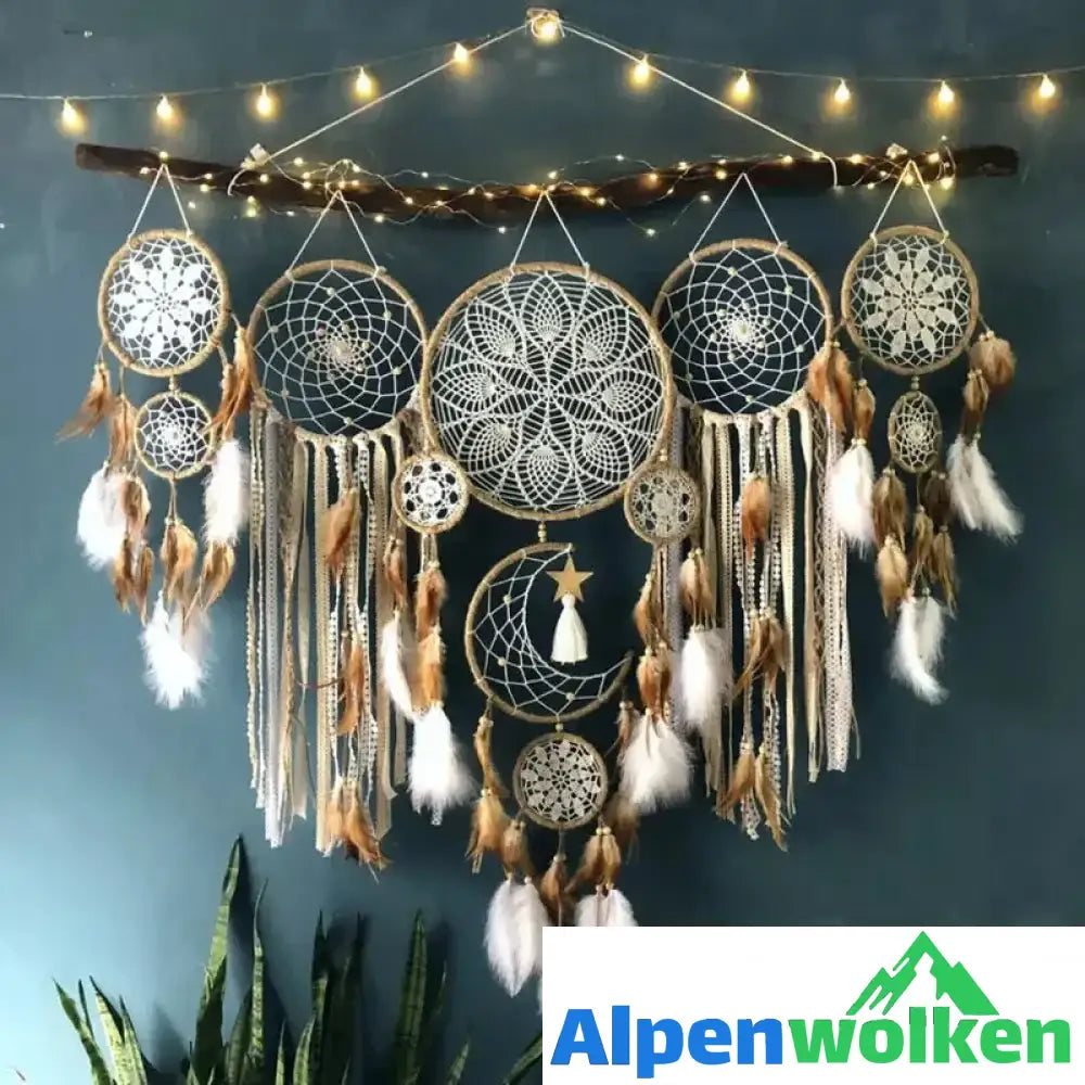 Feder Traumfänger Wanddekoration (5 Stück)