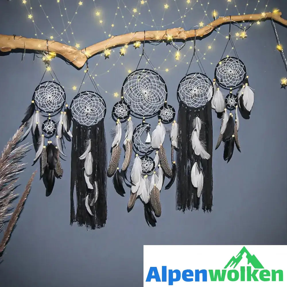Feder Traumfänger Wanddekoration (5 Stück)