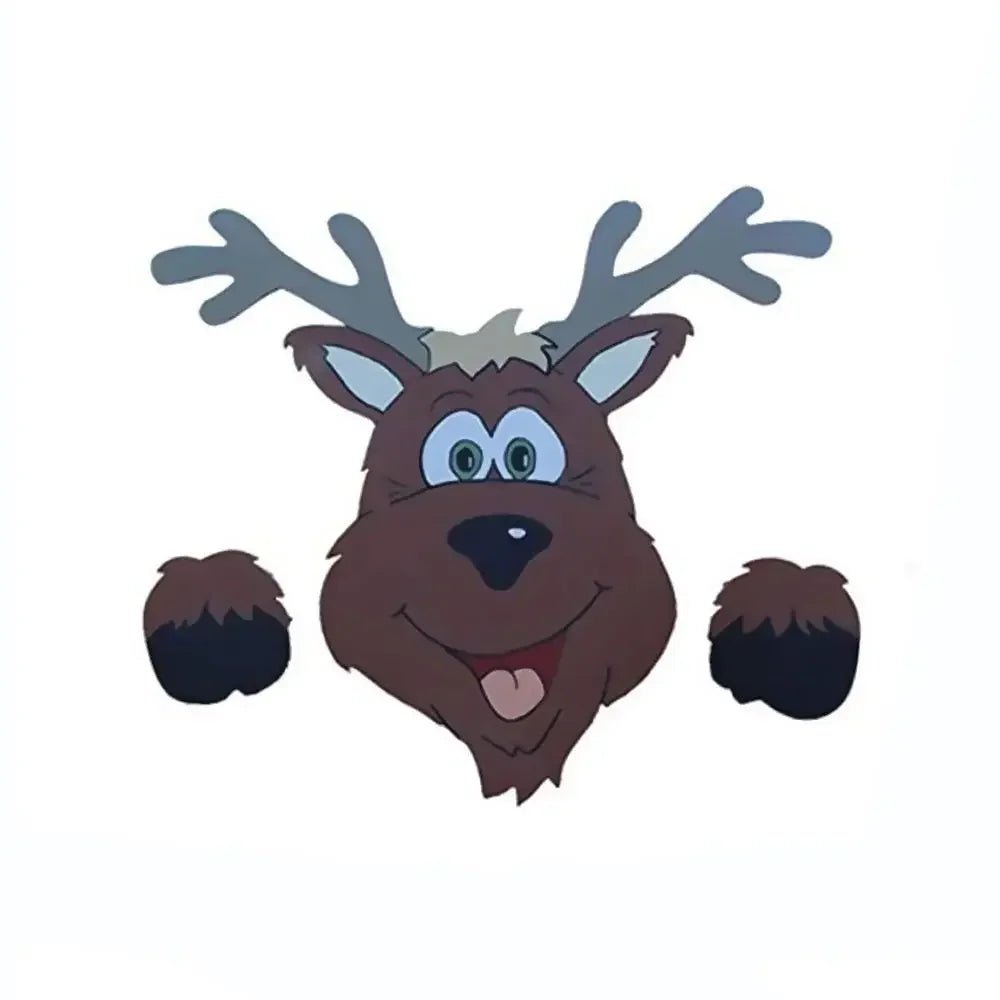 Sandsberg | Zaunpaneel Weihnachtsdekor – Niedlicher Weihnachtsmann, Schneemann und Rentier-Überraschungen für verspielten Innen- und Außen-Weihnachtszauber