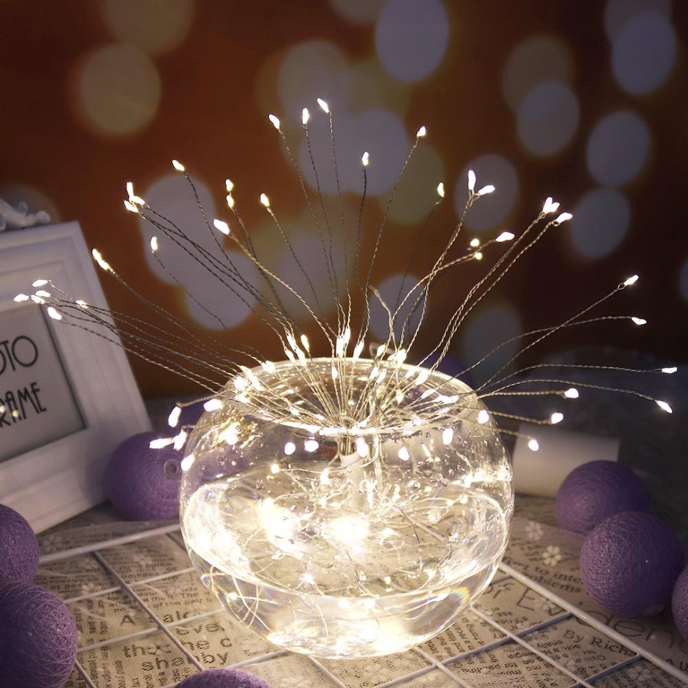 Sandsberg | Feuerwerks-Urlaubslicht - Lichterkette Außen Weihnachtsgirlande für Garten, Bistro, Partyddekoration