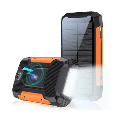 Sandsberg | 30000mAh Solar Ladegerät Kabellos Wasserdicht Power Bank Extern