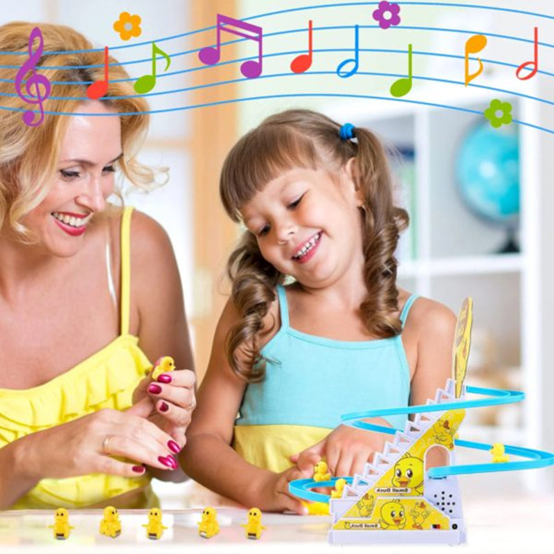 Sandsberg | Elektrische Entenrutschenbahn Mit Lichtern Und Musik