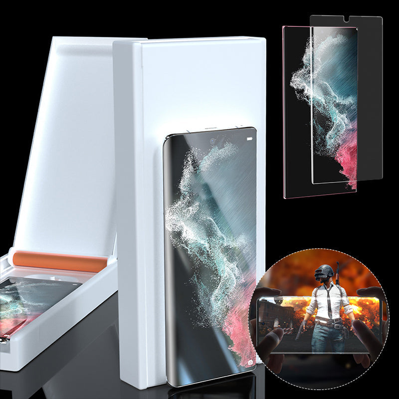 Premium Displayschutzfolie mit Installationsbox für Galaxy S23 Ultra