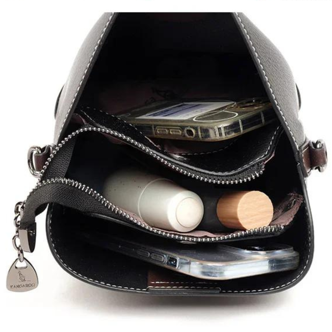 ShoulderBag: Echtes Leder Nische Damen Umhängetasche