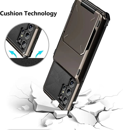 StealthGuard SecureCard Wallet Case für Samsung Galaxy S24