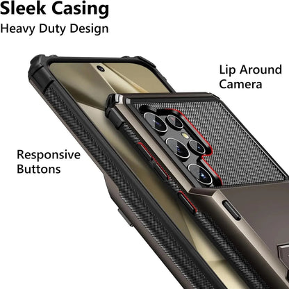 StealthGuard SecureCard Wallet Case für Samsung Galaxy S24