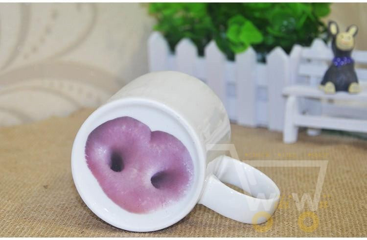 Lustige Schweinenasen Tasse
