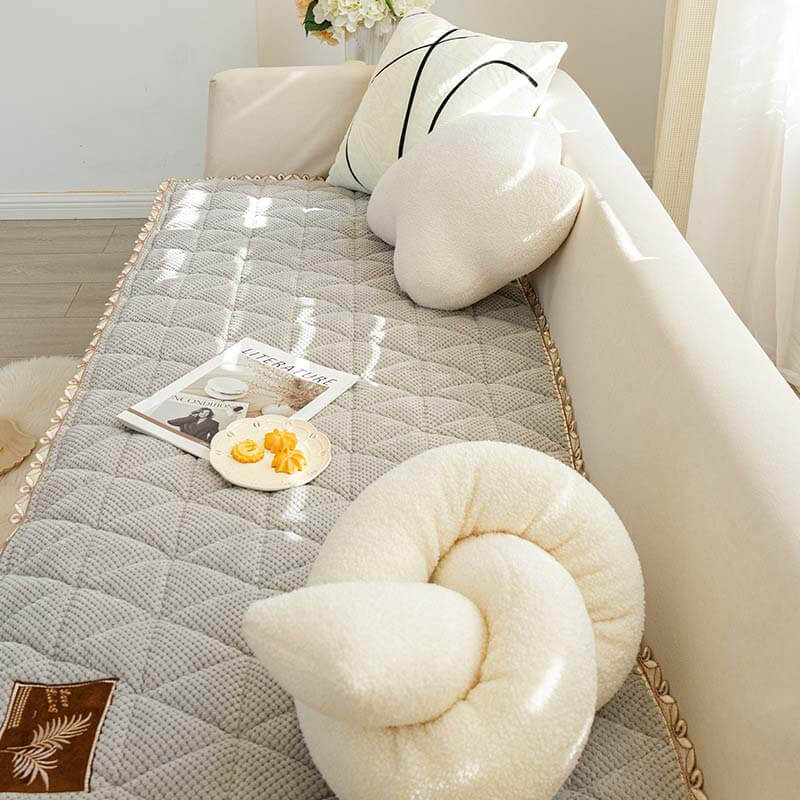 Brotform Chenille Rutschfeste Couchdecken