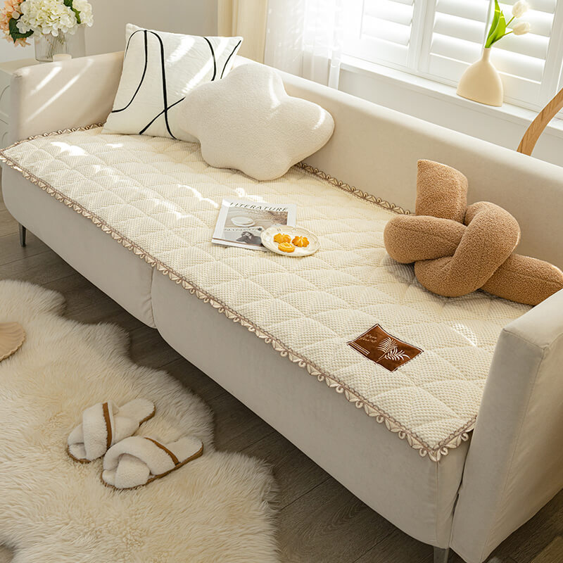 Brotform Chenille Rutschfeste Couchdecken