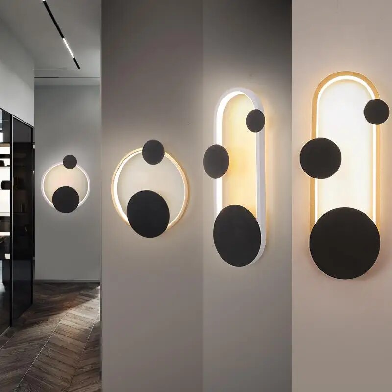 Moderne LED-Wandleuchte im kreativen Design – Dekorative Beleuchtung für Wohnzimmer und Flur