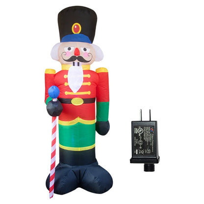 Sandsberg | Leuchtender LED Aufblasbarer Weihnachtsbaum & Elf – Festliches Außendekor für Magische Partys & Neujahrsfreude