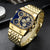 Golden Minter - Herrenarmbanduhr wasserdicht