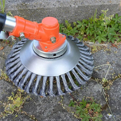 TurboTrimmer™️ Unkrautbürste & Trimmer aus Kohlenstoffstahl