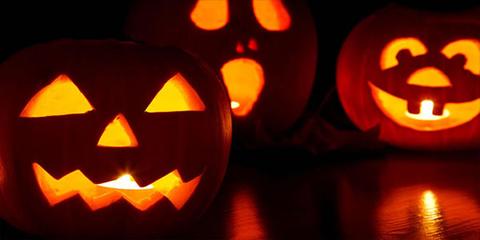 Halloween sprechende animierte Kürbis mit integriertem Projektor & Lautsprecher