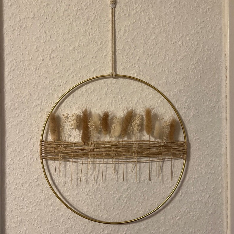 Sandsberg | Fleur de Vie Künstlicher Blumenkranz – Realistischer Blumenkranz für die Eingangstür & Wohnkultur