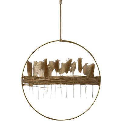 Sandsberg | Fleur de Vie Künstlicher Blumenkranz – Realistischer Blumenkranz für die Eingangstür & Wohnkultur