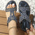 Schicke florale Strass flache Sandalen