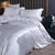 SilkGlow - Seidenbettwäsche-Set (4 Stück) | Satin-Bettdecke, Bettbezug, Kissenbezug