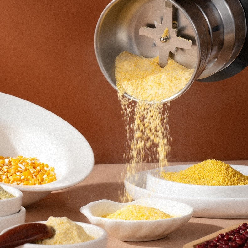 Sandsberg | GrindMaster Tragbare Elektrische Gewürz- & Kaffeemühle – Multifunktionale Küchenmühle aus Edelstahl