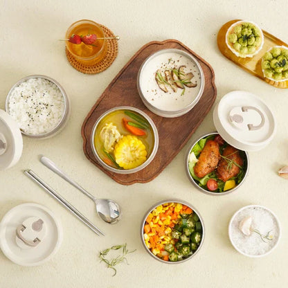 Sandsberg | EcoLunch – Isolierte Lunchbox für frische Mahlzeiten unterwegs | Hält Lebensmittel stundenlang heiß oder kalt