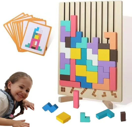 Sandsberg | ThinkWood Holzpuzzle – Montessori Bildungsspielzeug für Kinder