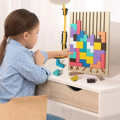 Sandsberg | ThinkWood Holzpuzzle – Montessori Bildungsspielzeug für Kinder