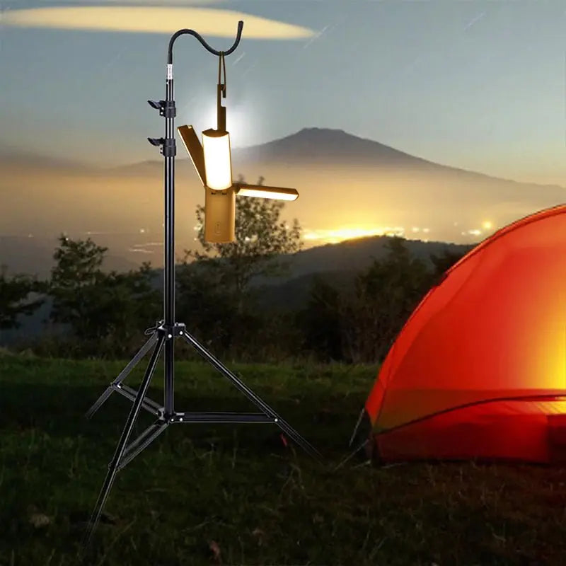 Sandsberg | All-in-One Campinglampe | Wiederaufladbares Outdoor-Licht mit einstellbarer Helligkeit & langer Akkulaufzeit