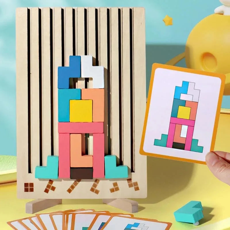 Sandsberg | ThinkWood Holzpuzzle – Montessori Bildungsspielzeug für Kinder