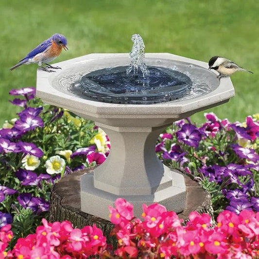 Sandsberg | Beruhigender Gartenbrunnen mit Sonnenlicht