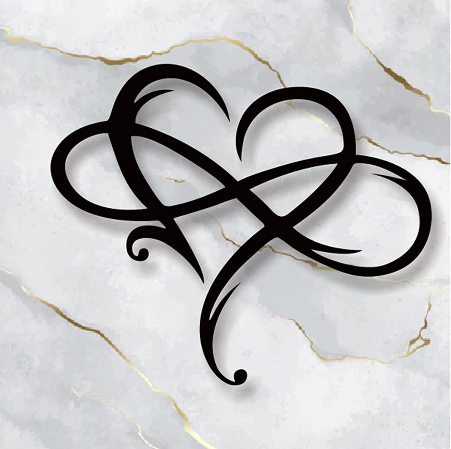 Unendlichkeitsherz Wanddeko | Symbol der ewigen Liebe