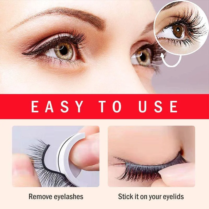 Premium wiederverwendbare selbstklebende Wimpern