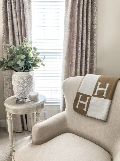 Sandsberg | Wool Cashmere Blend Throw Blanket (70% Wool / 30% Cashmere) 140x170 cm