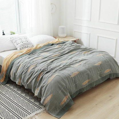 Sandsberg | Premium Baumwolldecke mit elegantem Design – weich, luxuriös und vielseitig einsetzbar