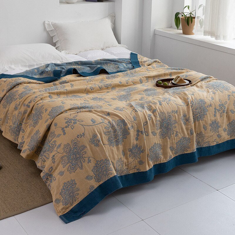 Sandsberg | Premium Baumwolldecke mit elegantem Design – weich, luxuriös und vielseitig einsetzbar