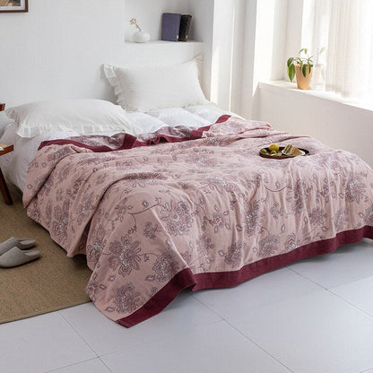 Sandsberg | Premium Baumwolldecke mit elegantem Design – weich, luxuriös und vielseitig einsetzbar