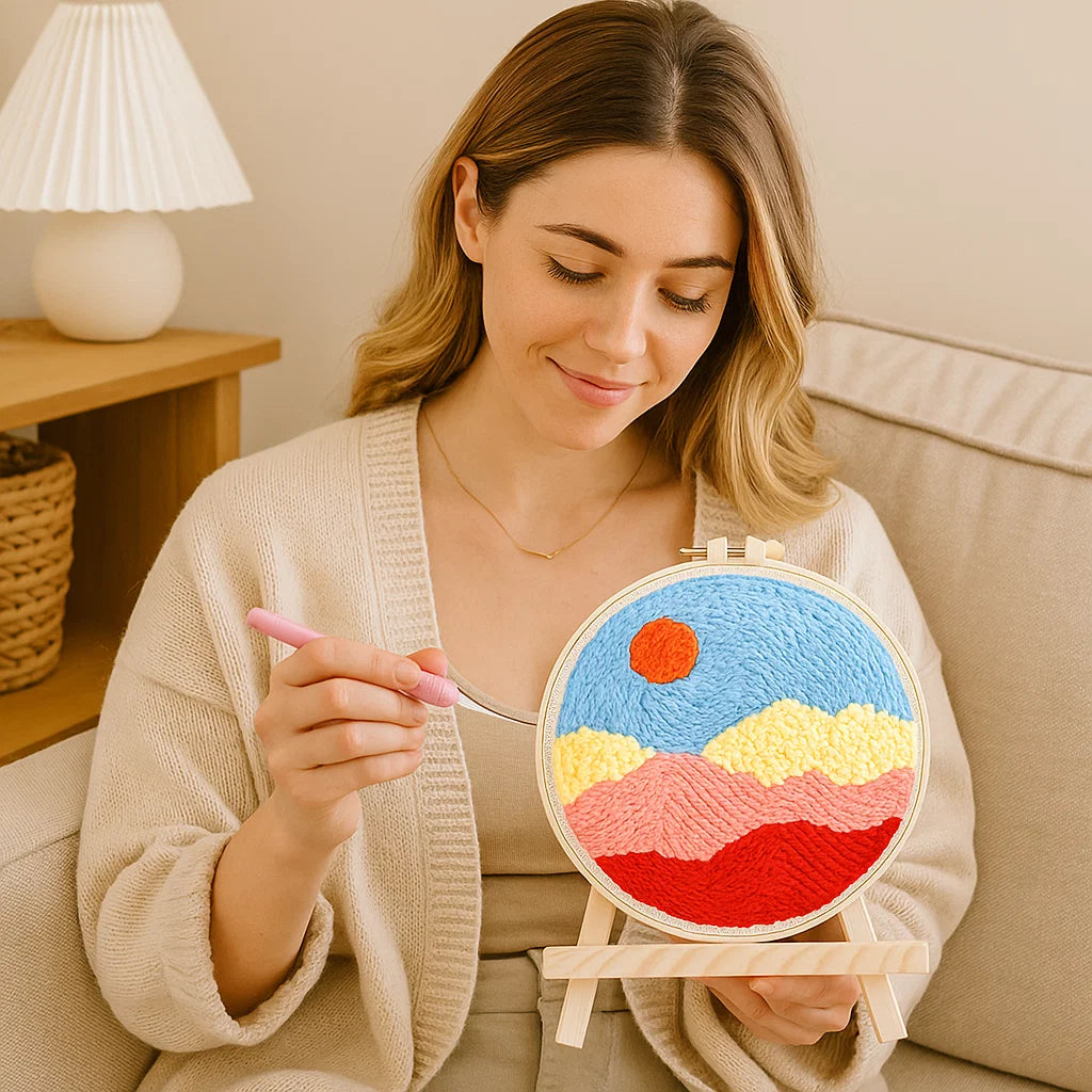 Sandsberg | Entspannendes Stickset mit verschiedenen Designs