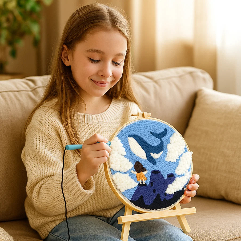 Sandsberg | Entspannendes Stickset mit verschiedenen Designs