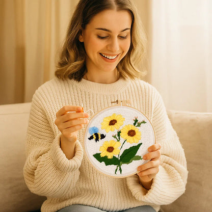 Sandsberg | Entspannendes Stickset mit verschiedenen Designs