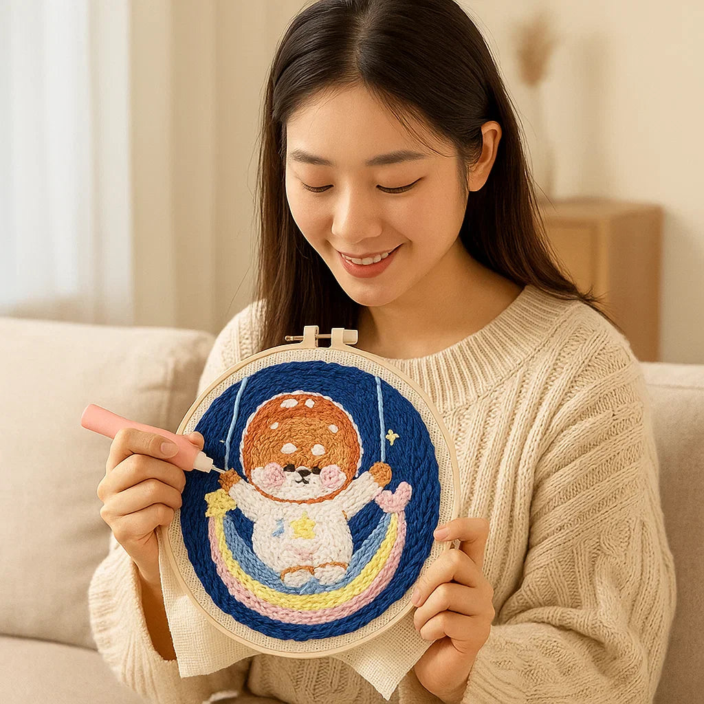 Sandsberg | Entspannendes Stickset mit verschiedenen Designs