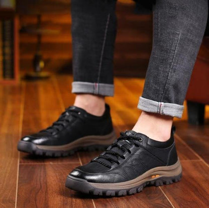 Handgenähte Freizeitschuhe für Herren aus echtem Leder