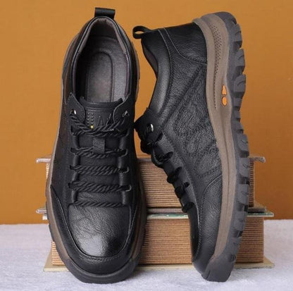Handgenähte Freizeitschuhe für Herren aus echtem Leder