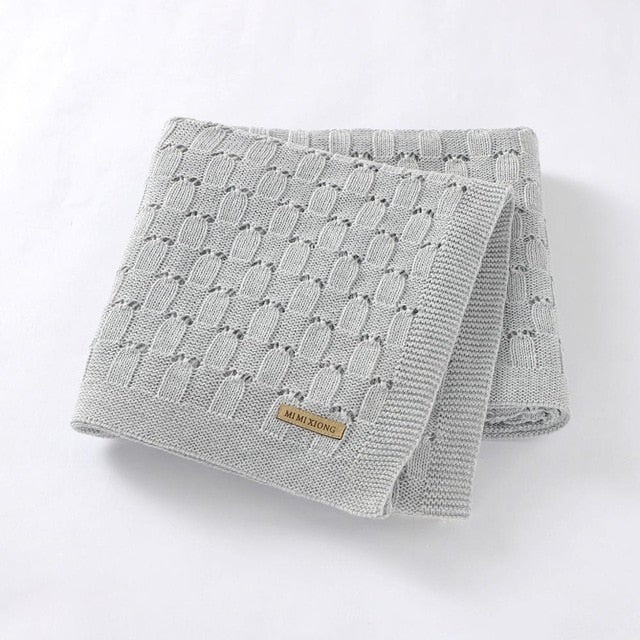 Gestrickte Babydecke