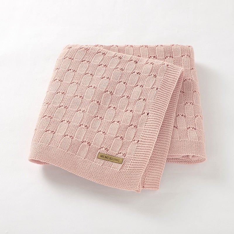 Gestrickte Babydecke