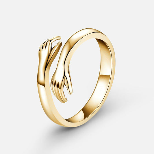 Sandsberg | Jewelance Hugring: Verstellbarer Klemmstil Liebesring