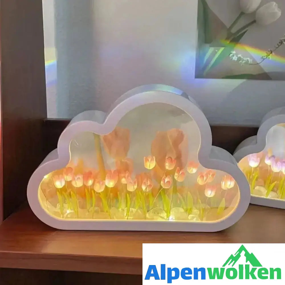 Kreative Wolkentulpenlampe | lampen basteln