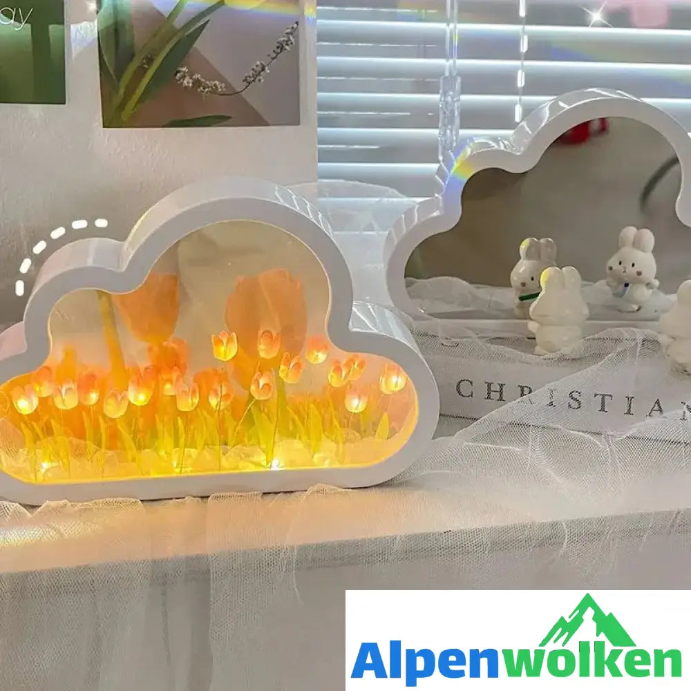 Kreative Wolkentulpenlampe | lampen basteln