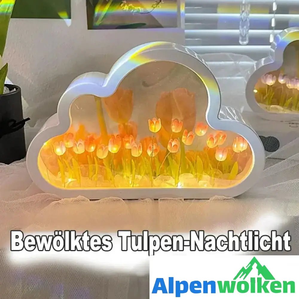 Kreative Wolkentulpenlampe | lampen basteln