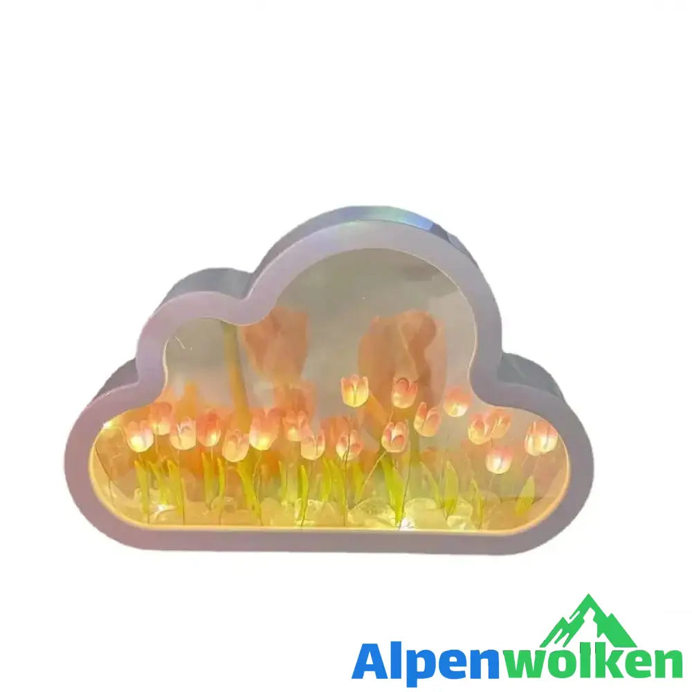 Kreative Wolkentulpenlampe | lampen basteln