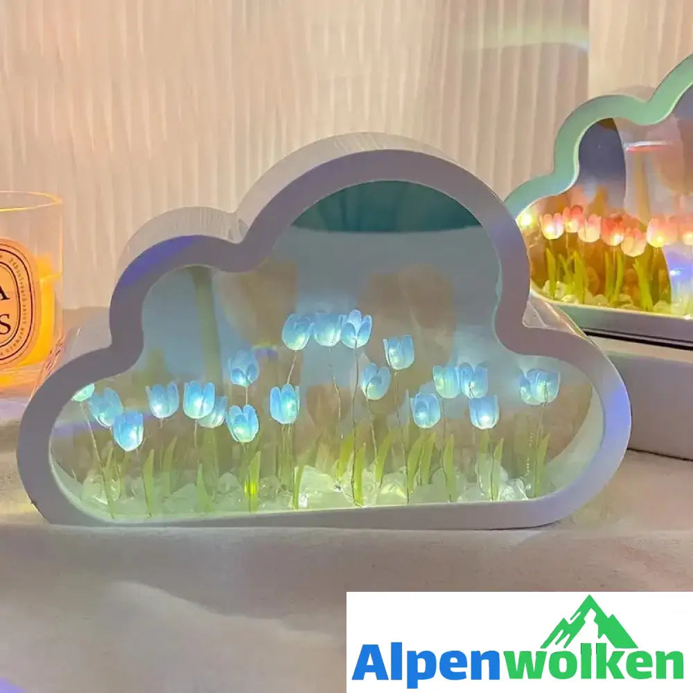 Kreative Wolkentulpenlampe | lampen basteln